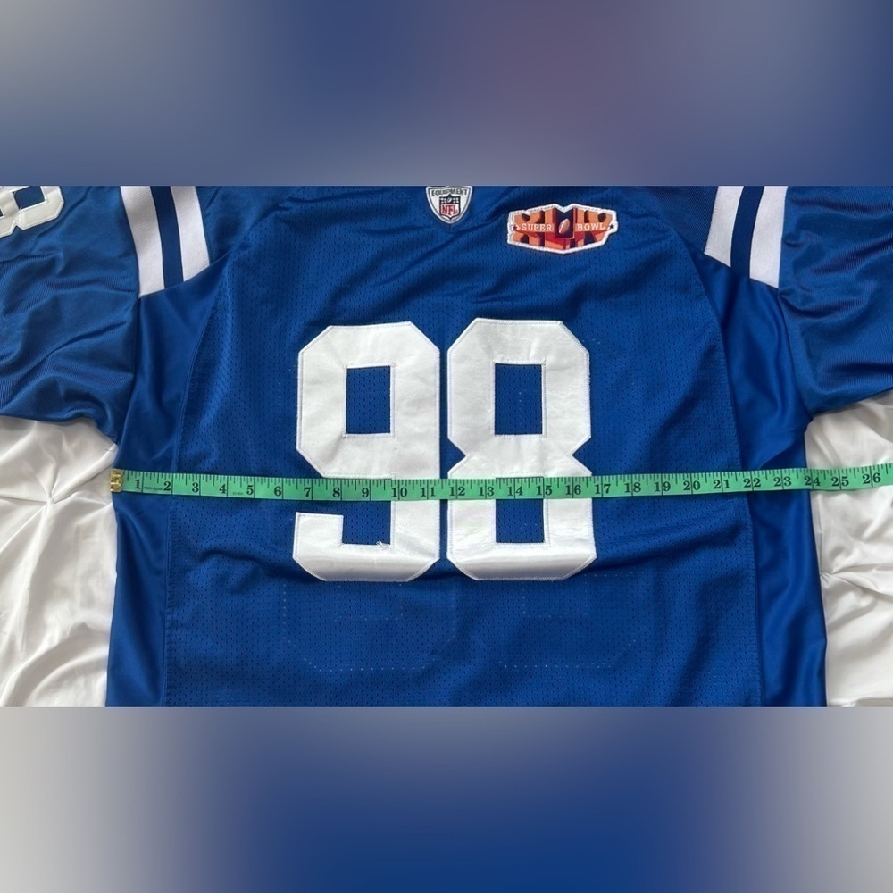 Robert Mathis Indianapolis Colts OnField Reebok Jersey - Picture 5 of 9